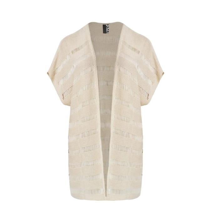 Gebreide textuurcardigan dames Mat Fashion