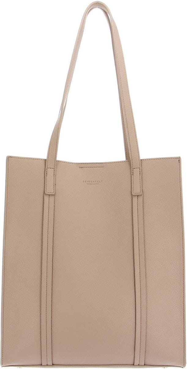 SEIDENFELT MANUFAKTUR Persby Shopper Bag Light Toffee / Gold Beige