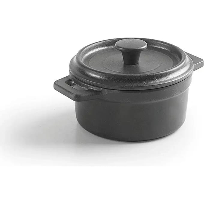 Melamine minisauspan met deksel Lacor D.14 cm