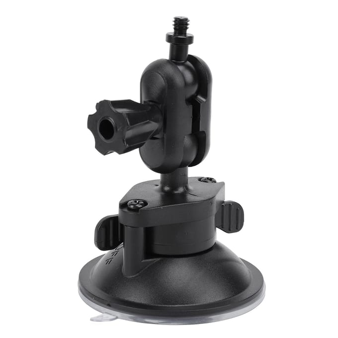 Zuignap Beugel met 14 Inch Schroef Dubbele Kogelkop Universele Auto Raam Voorruit Montage Houder gray