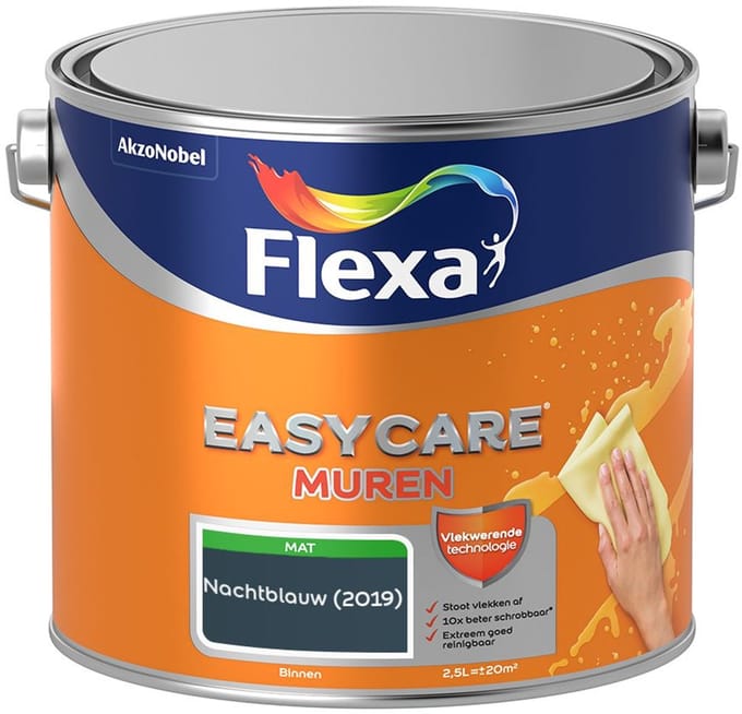 Flexa - Easycare Muren - Nachtblauw - Mengverf - 2,5 L
