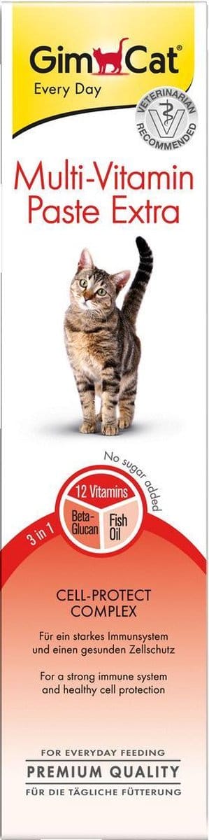 200 g Multi-Vitamine Extra Kattenpasta GimCat Kattensnack