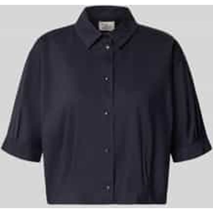 regular fit overhemdblouse met overhemdkraag