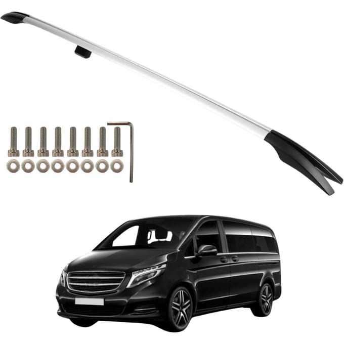 Dakdragers MERCEDES W639 W447 VITO VIANO KORT L1 CHROOM Solide