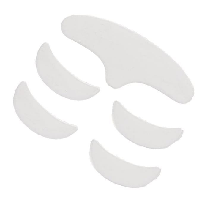 5 stuks anti-rimpel siliconen patch pad huidlifting herbruikbare wasbare voorhoofd oog gezichtspatch white