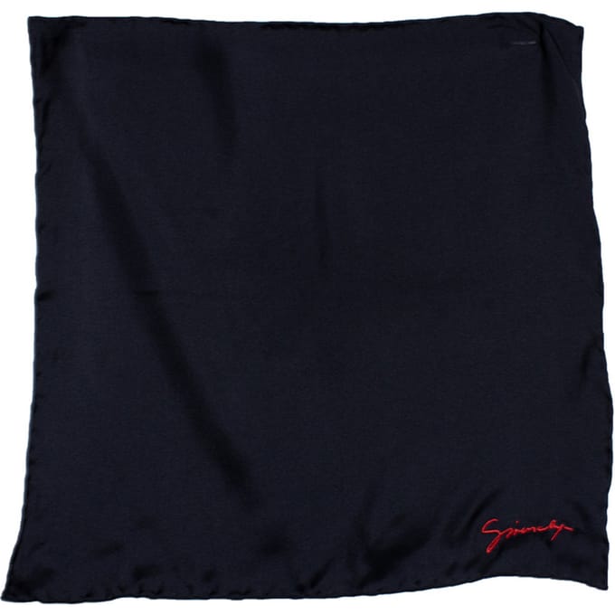 Givenchy, zwarte pochet met borduursel