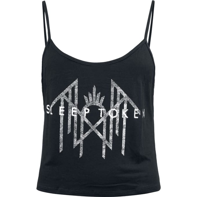Sleep Token Top - Logo - S tot XXL - voor Vrouwen - zwart