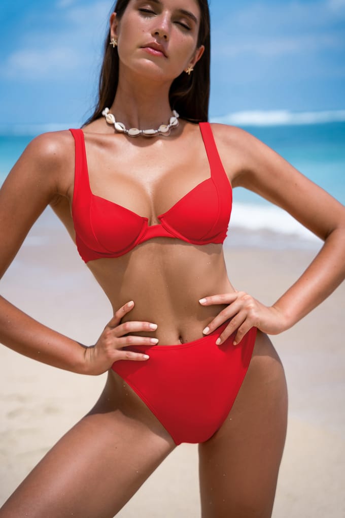 Mijn favoriete rode bikiniset