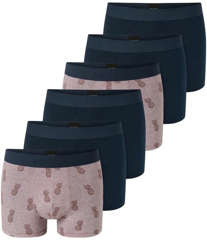 Schiesser Heren retro short / pant 6 pack 95/5 Cotton