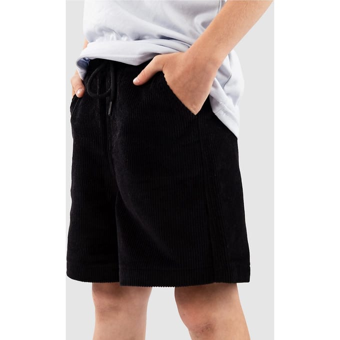 Blue Tomato Cord Kids Korte Broek zwart