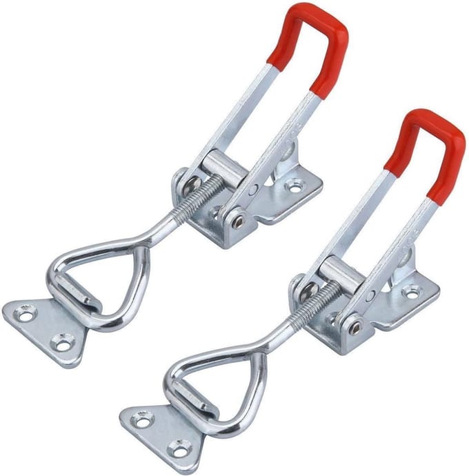 Verstelbare Deur Kast Box Toggle Latch 2 Stuks voor Totale Kracht tot 220kg