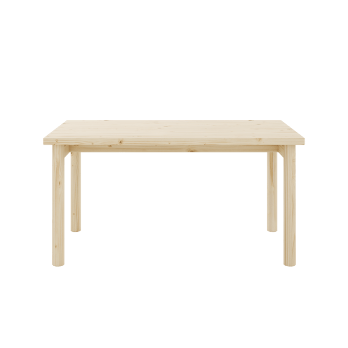 Karup - Pace eettafel - 101 Blanke Lak - transparant