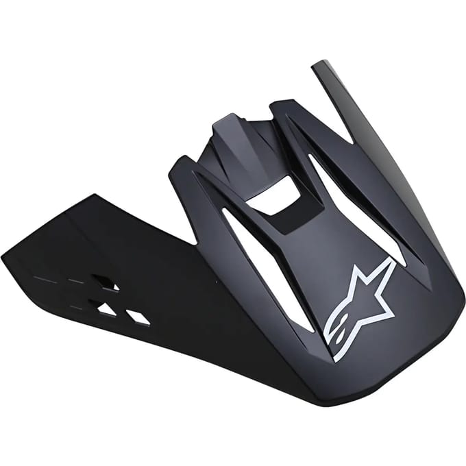 Matte solide motorcrossvizier Alpinestars S-M5