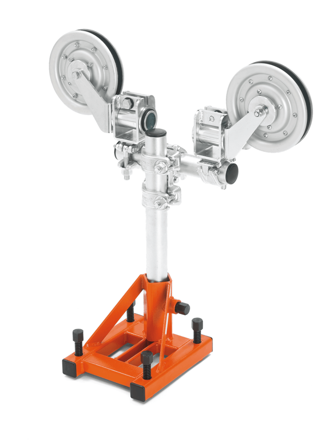 Offset poelie systeem