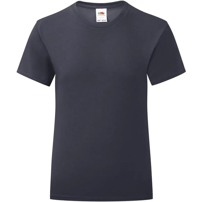 Meisjes-T-shirt Fruit of the Loom Iconic 150