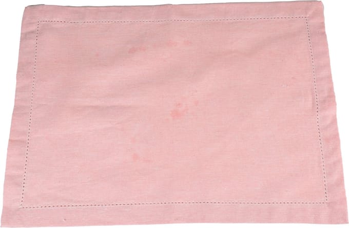 Nena Recycled Cotton Placemat peach 35x50cm (set of 4)