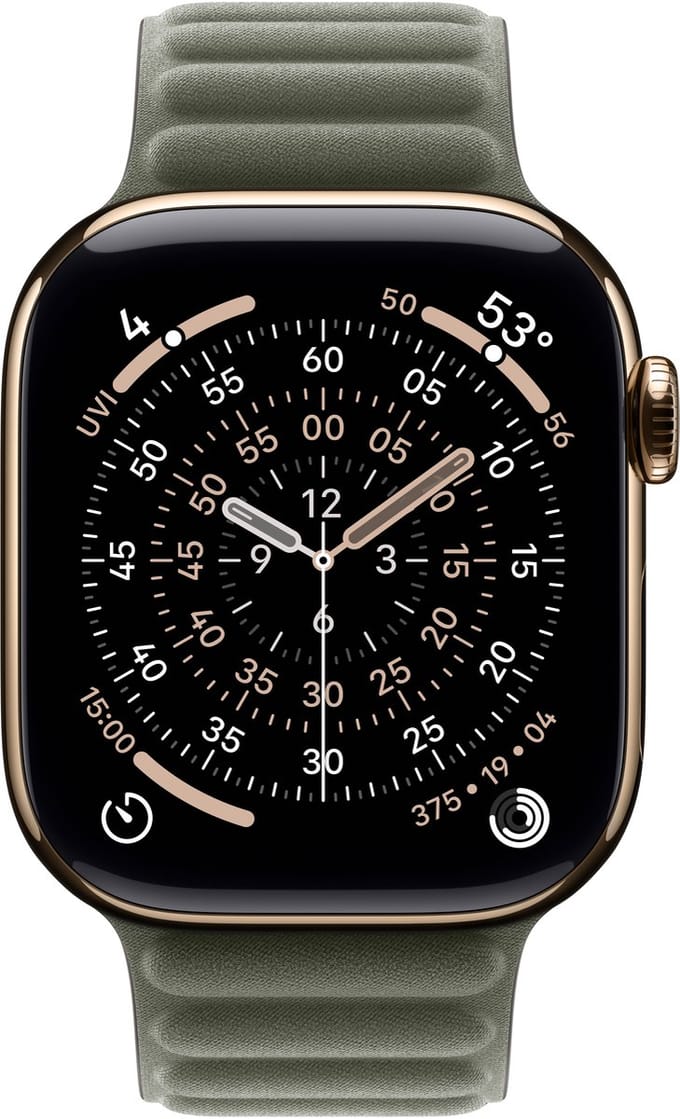 Apple Watch 42mm Magnetic Link: Saliegrijs - S/M