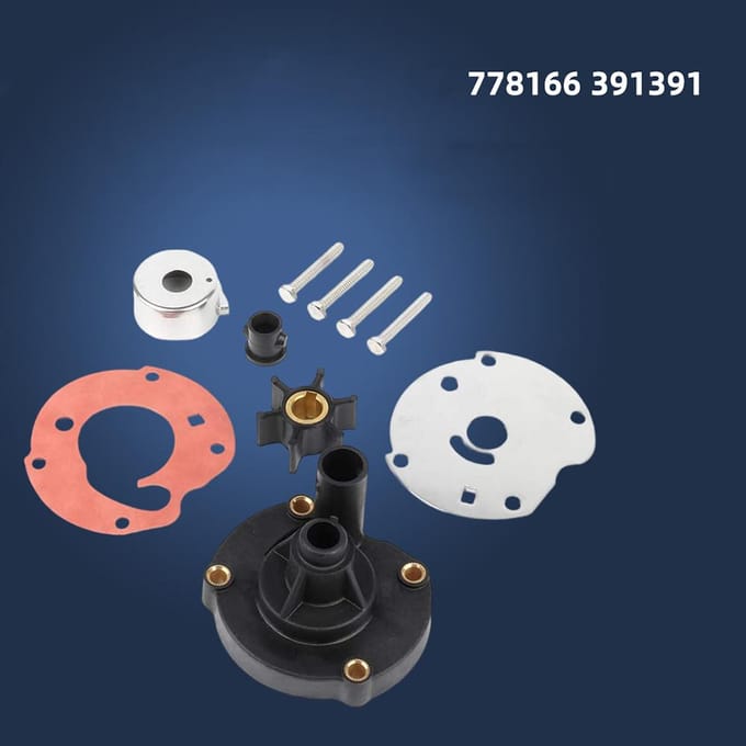 Kit de réparation de turbine de pompe à eau, remplacement pour Johnson Evinrude 5,5hp 6hp 7,5H