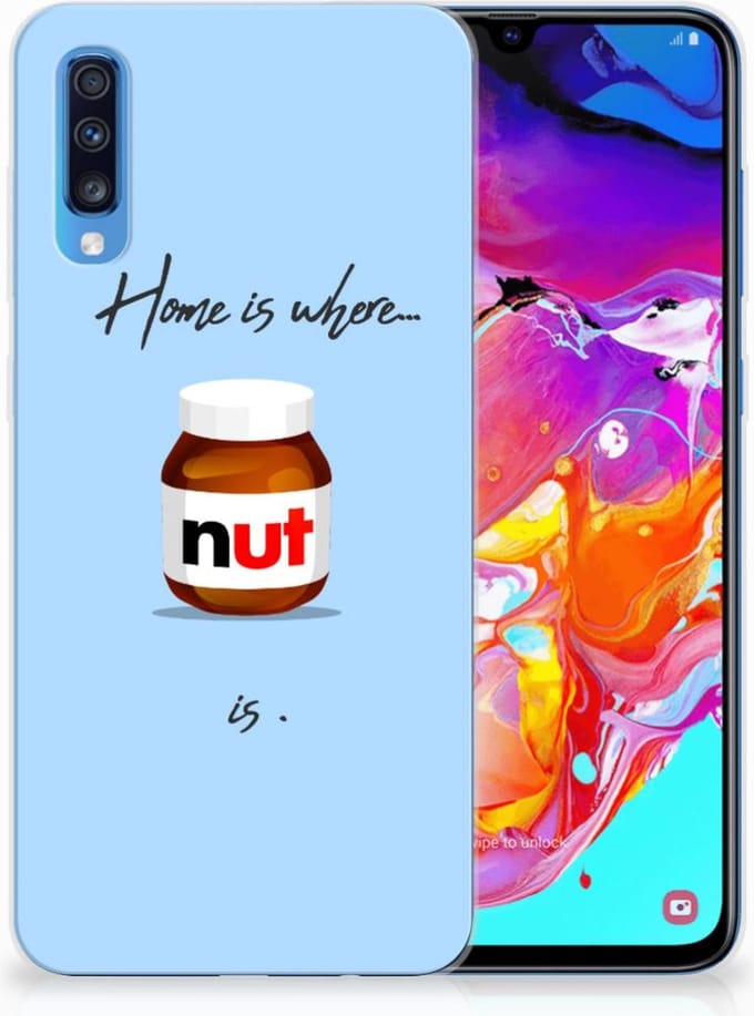 Samsung Galaxy A70 Siliconen Case Nut Home