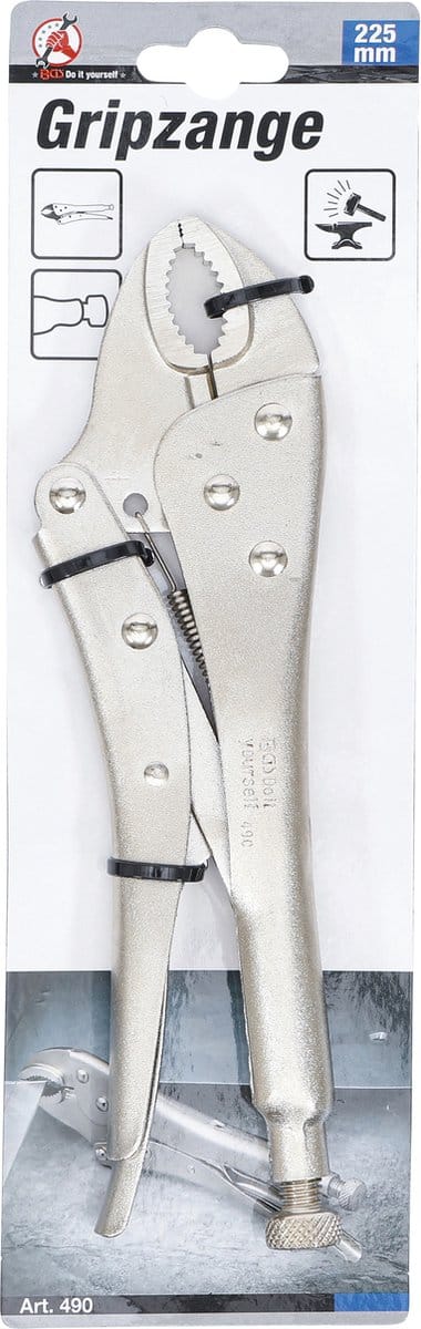 BGS Griptang 225 mm - gesmede kaken