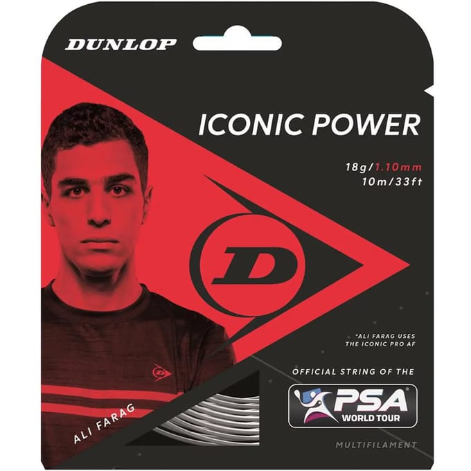 Squash racketsnaren Dunlop iconic power