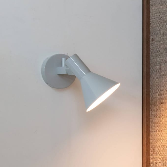 IT´S ABOUT ROMI IT'S ABOUT ROMI wandlamp Stavanger lichtgrijs, stekker, 20 cm