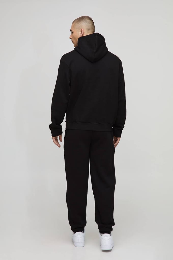 Essential Regular Fit Jogger | Black | Size Medium