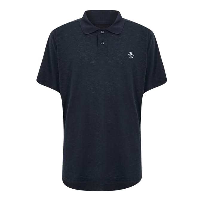 Original Penguin Heren Geborduurd Logo Poloshirt (Yale Blauw)