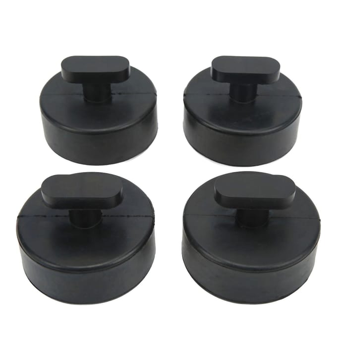 4 PIÈCES Patins de Support de Point de Levage Caoutchouc Plus Grand Frottement Statique Remplacement pour Corvette C5 C6 C7 black