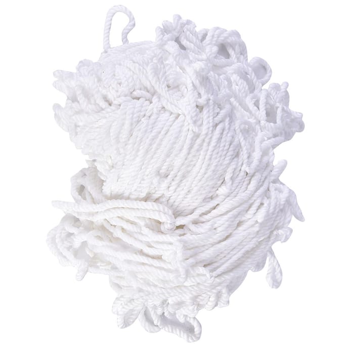 3x2m Voetbal Voetbal Doelnet Polypropyleen Vezel Sport Wedstrijd Trainingsmateriaal white
