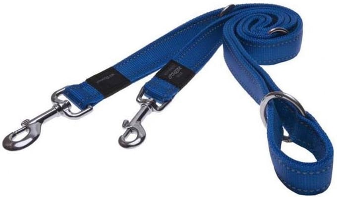 Rogz Utility Multilijn - Hondenriem - 180x1.6 cm Blauw M