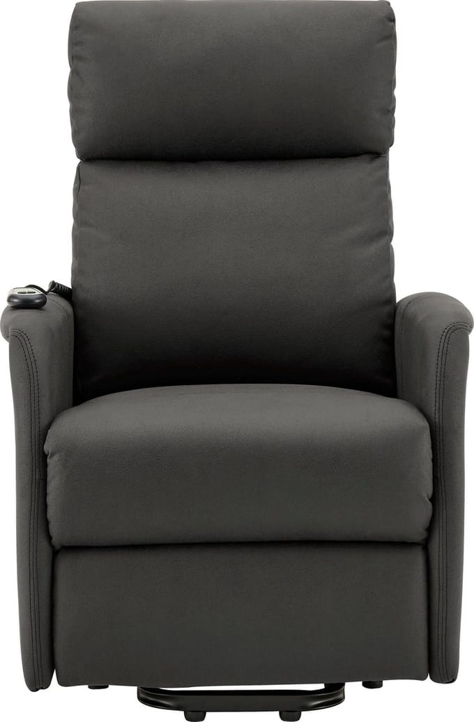 Herman-Relaxfauteuil in stof Antraciet