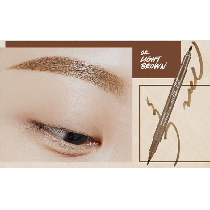CLIO Kill Brow Stylo Double Tatouage 1.1g 02 Light Brown