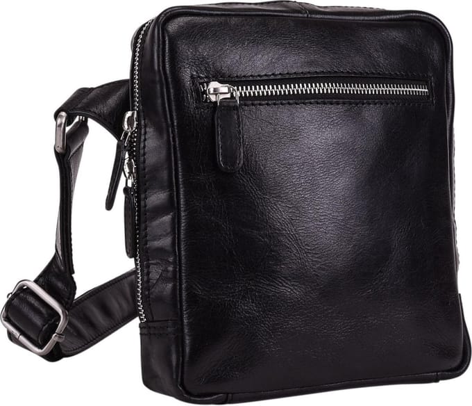 Leonhard Heyden Cambridge crossbody S 8 inch - Zwart