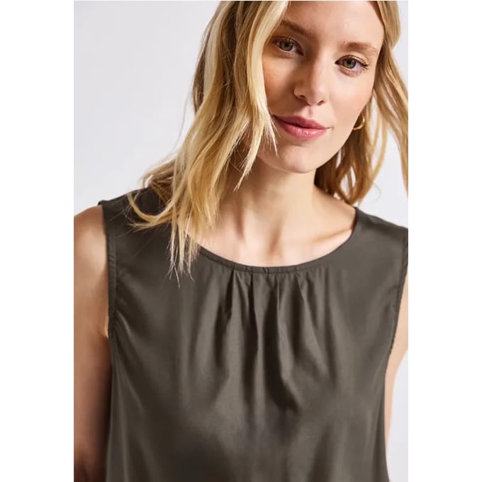 Blousetop met rimpels
