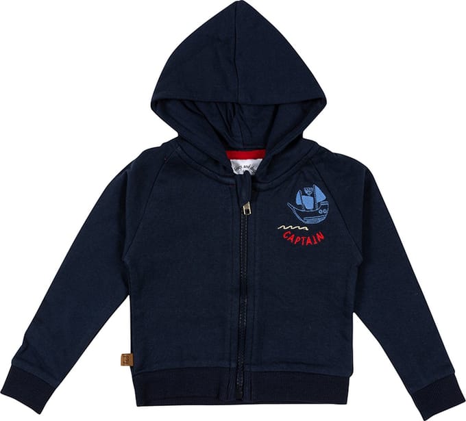Frogs and Dogs - Jongens vest - Navy - Maat 80