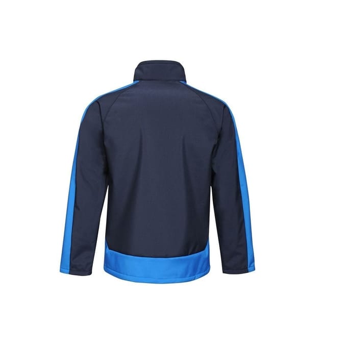 Regatta Herencontrast drie lagen afdrukbaar Soft Shell-jasje (Marine/Nieuw Koninklijk)
