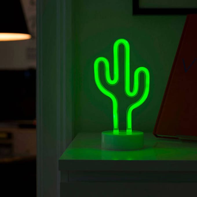 Konstsmide Season LED sfeerlamp Cactus, op batterijen