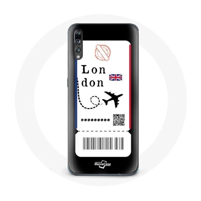 Coque pour Huawei P20 Billet d'avion London