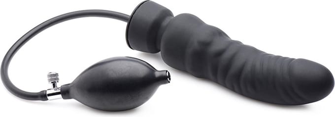 Master Series - Dick-Spand - Opblaasbare Dildo - Zwart