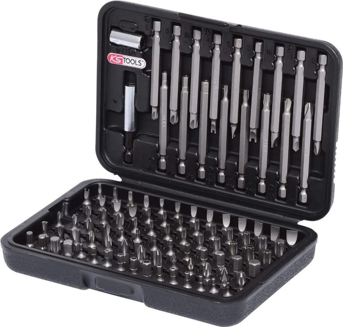 1/4" Bitsenset 99-delig Lang Professioneel Gereedschap