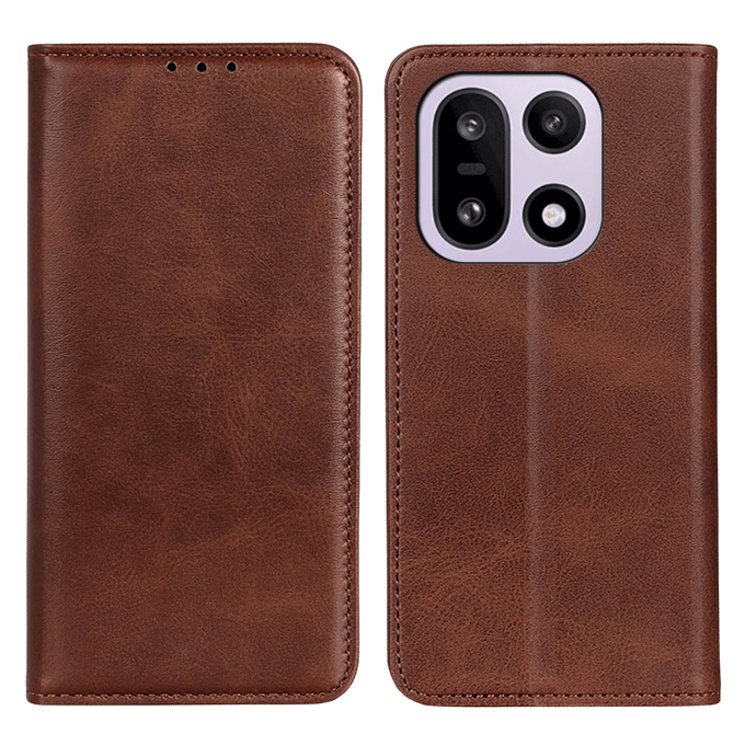 Comfycase OnePlus 15 Bookcase Hoesje Bruin