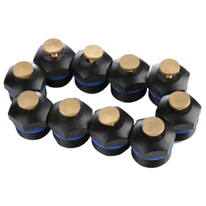 10 stuks 1/2  DN15 Verstelbare Micro Tuinirrigatie Gazon Sproeiers gray