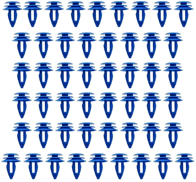 Dailygoods- Autotrimclips Blauw - Bevestigingsclips Auto