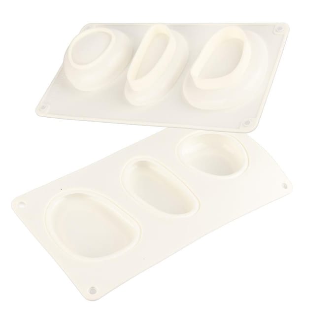 Kasseivormige Cakevorm 3D Kasseivormig Gebakvorm Siliconen Bakvorm white