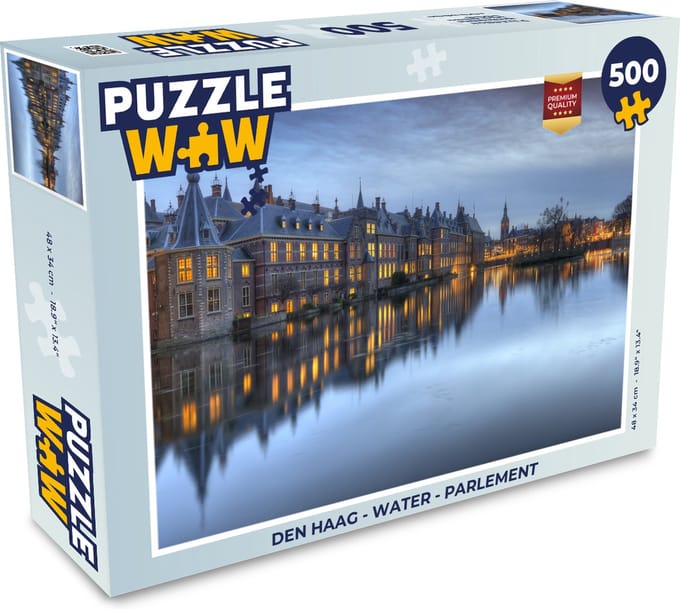 Puzzel Den Haag - Water - Parlement - Legpuzzel - Puzzel 500 stukjes