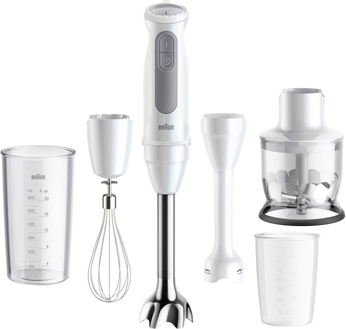 Braun MultiQuick 5 MQ50.220M - Staafmixer - Geschikt voor babyhapjes - Wit