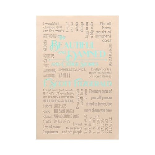 The Beautiful And Damned And Other Stories - Word Cloud Classics - F. Scott Fitzgerald
