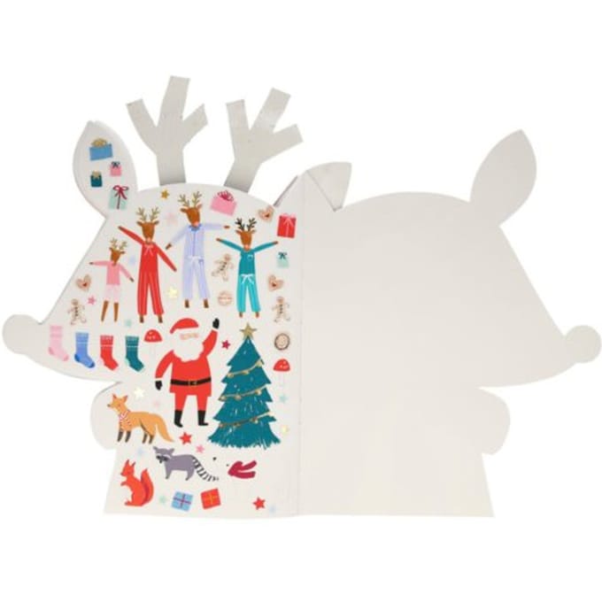 Meri meri kerst - stickerboek rendier