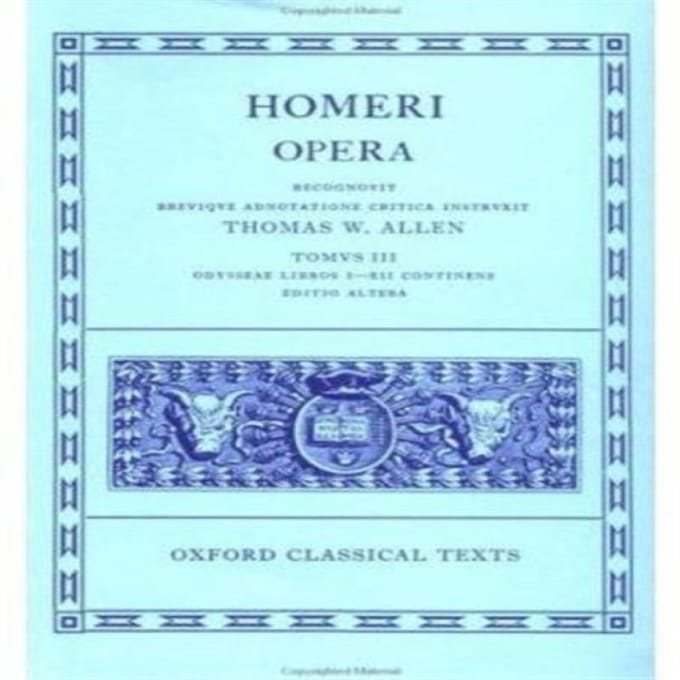 Homerus Vol. III. Odyssee Boek IXII Hardback Boek 9780198145318